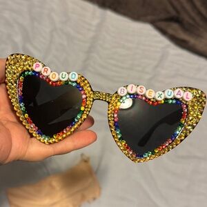 Custom “Proud Bisexual” Sunglasses
